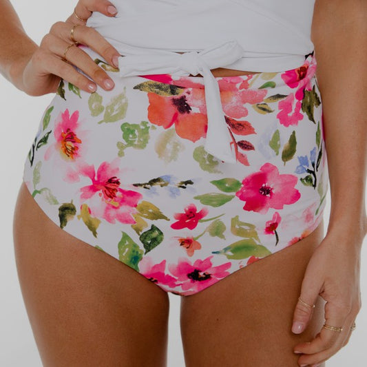Lux Pink Floral Ultra High Rise Reversible Bottom