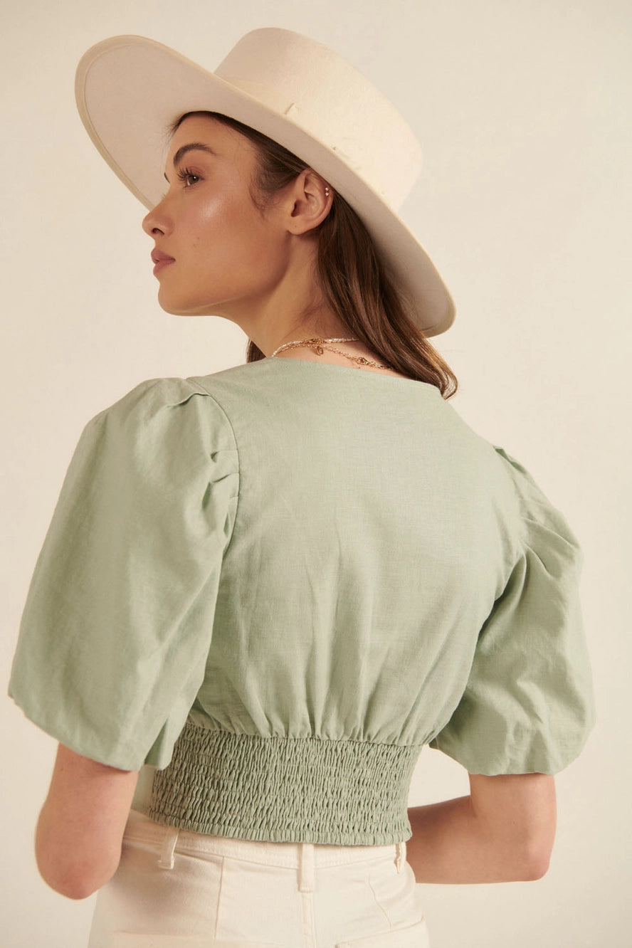 Billie Peasant Top