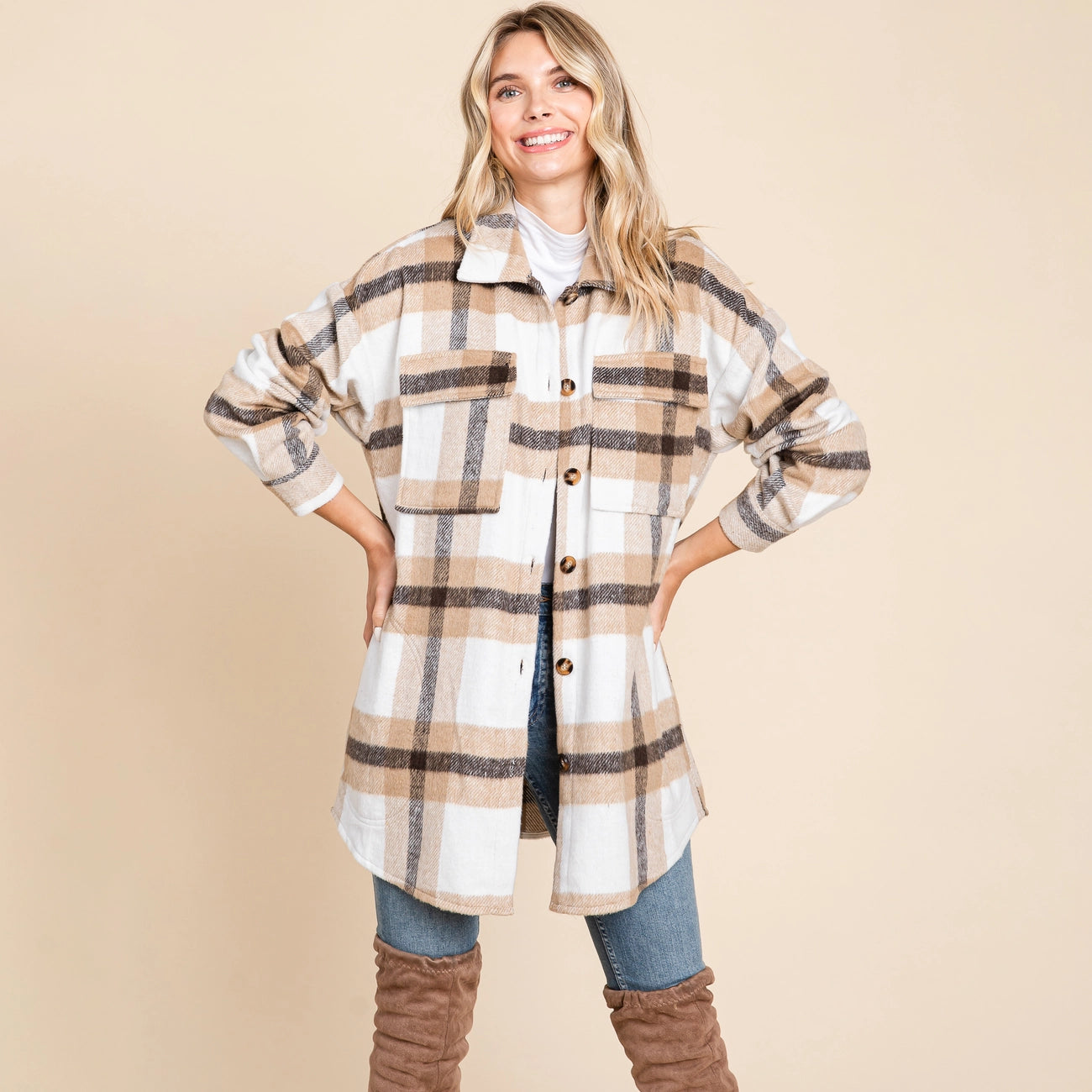 Maria Plaid Shacket