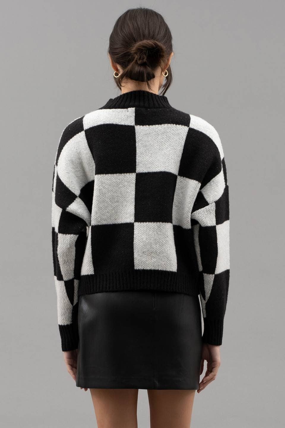 Lennon Checkered Sweater