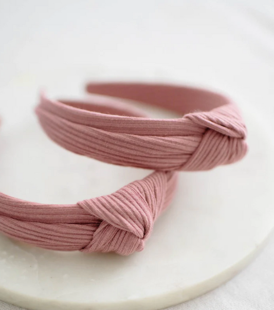 Blush Rib Knit Headband