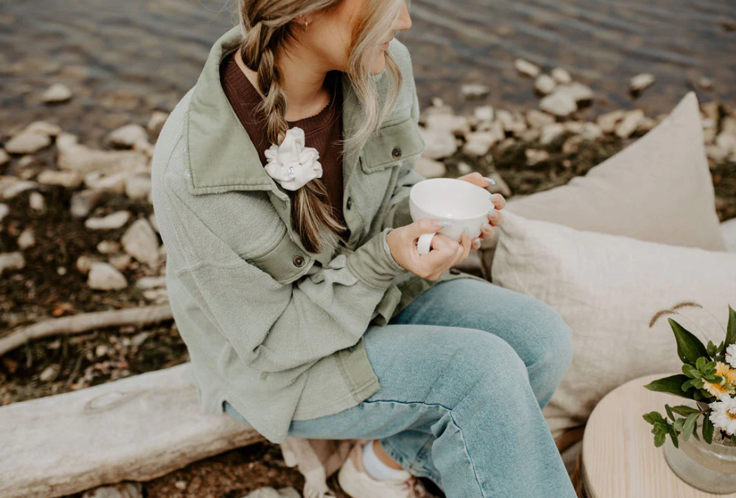 Ivory Scrunchie