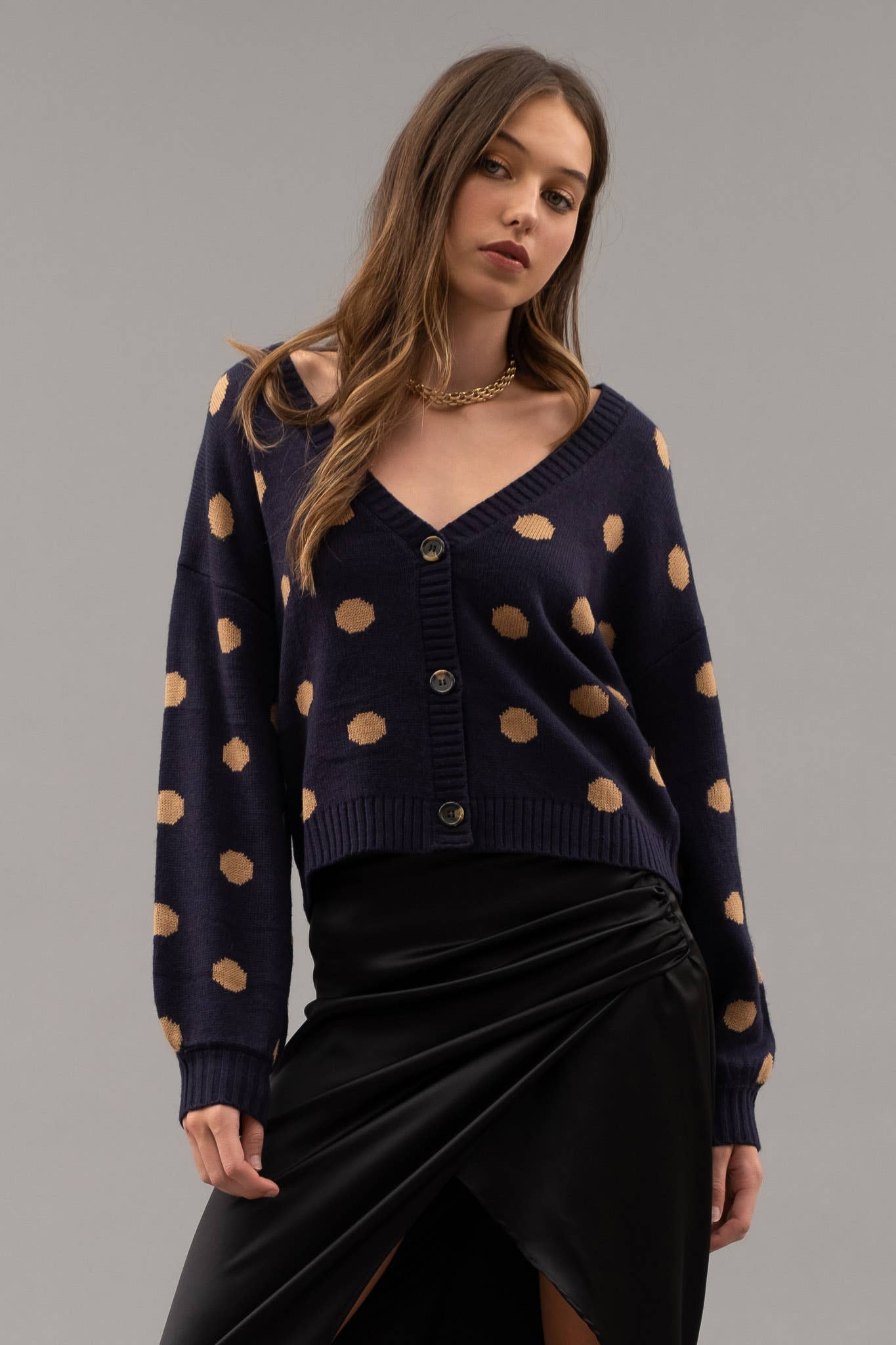 Polka Dot Cardi