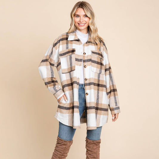 Maria Plaid Shacket