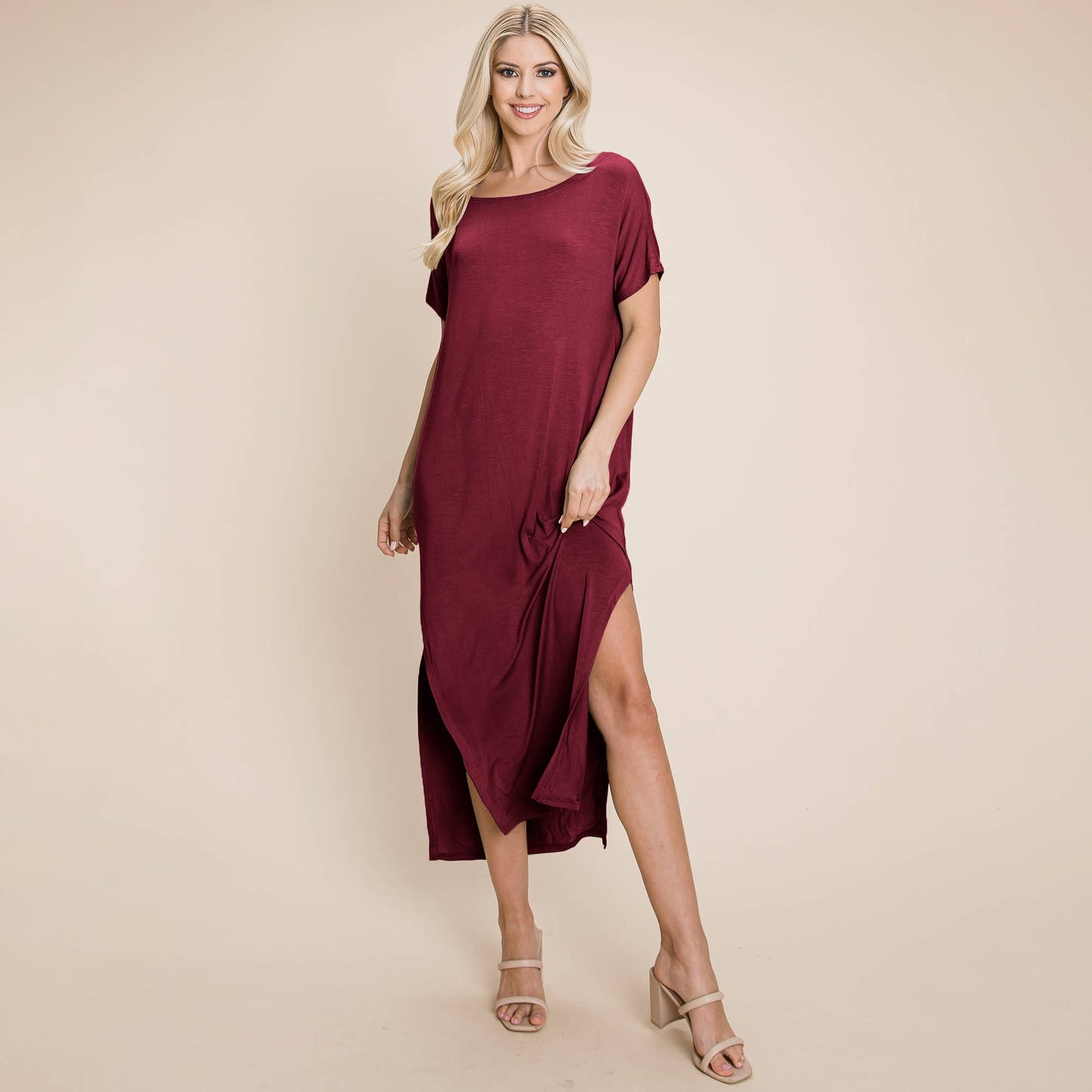 Amelia Maxi Tee Dress